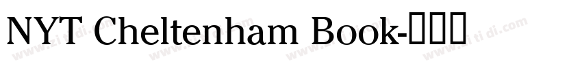NYT Cheltenham Book字体转换